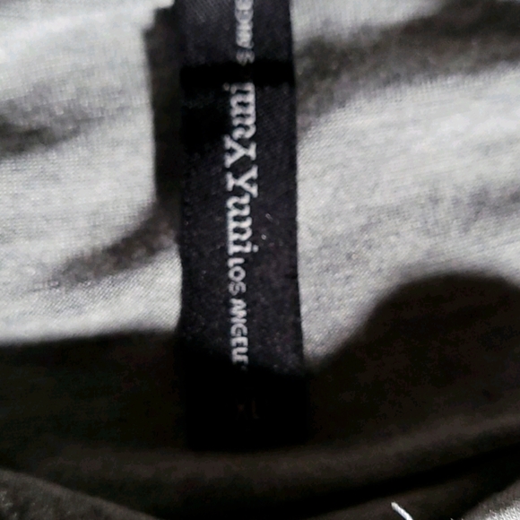 Yuni Los Angeles Floral Gray Shirt Sz XL - Picture 7 of 7